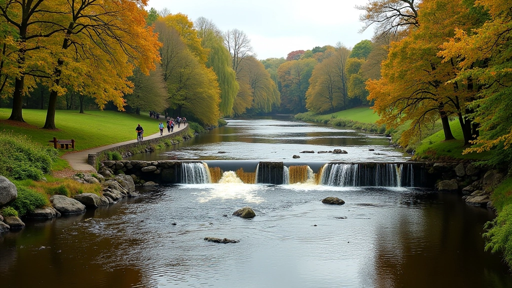 River Liffey Salmon Leap seasonal cycling tour